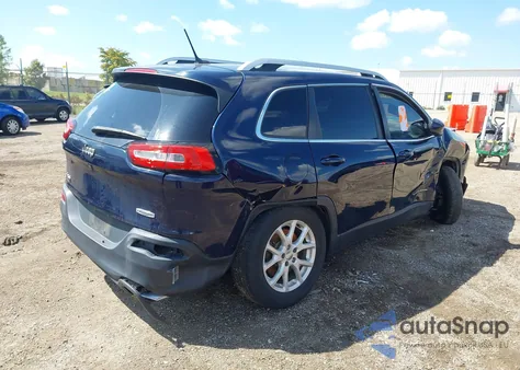 2015 Jeep Cherokee Latitude из США, поврежденный, VIN 1C4PJMCS1FW513909